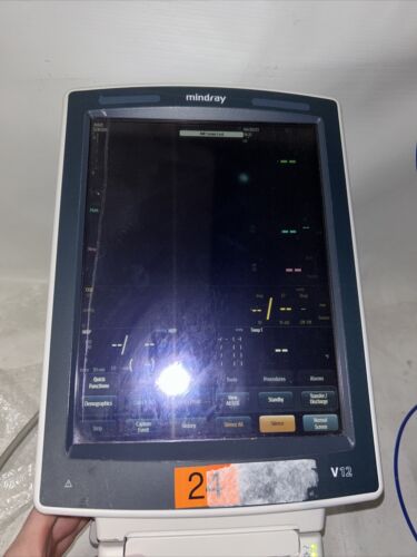 Mindray V12 Patient Monitor W V Dock 30 Day Warranty