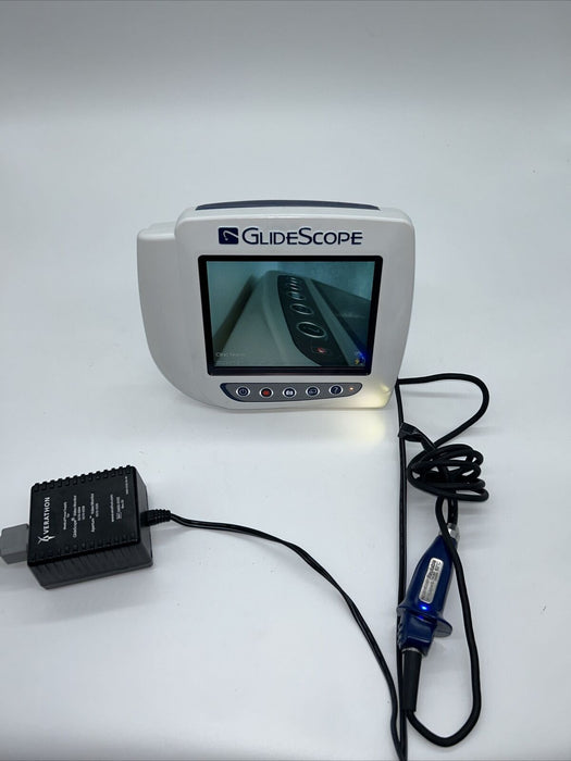 Verathon Glidescope Cobalt AVL Monitor w/ Power Supply 0570-0307 Baton Camera