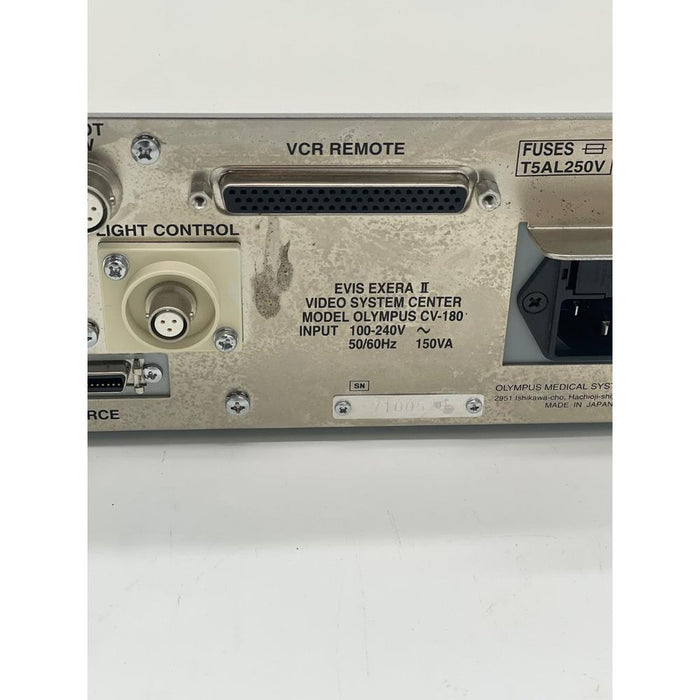 Olympus EVIS Exera II CV-180 Endoscopy Processor w/ CLV-180