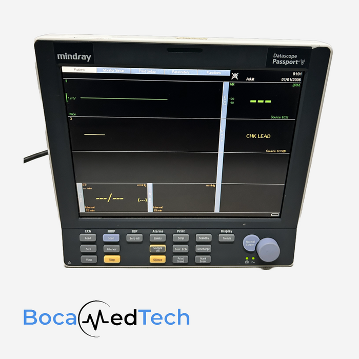 Mindray Datascope Passport V Patient Monitor with Power Cable 30 Day Warranty