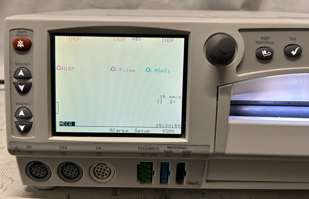 GE Corometrics 259CX-C Fetal Monitor MASIMO SPO2 30 Day Warranty