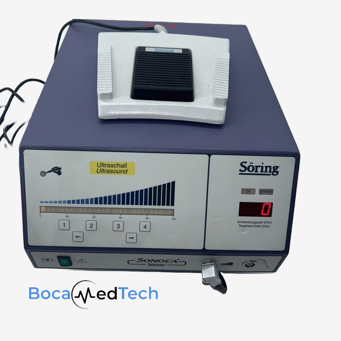 SORING SONOCA ULTRASOUND SURGICAL SYSTEM WITH FOOTSWITCH 30 Day Warranty