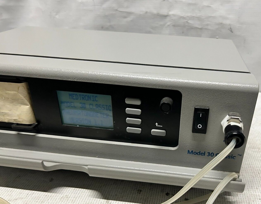 MEDTRONIC SOLAN MODEL 30 CLASSIC PNEUMATONOMETER 232340 w/ Probe