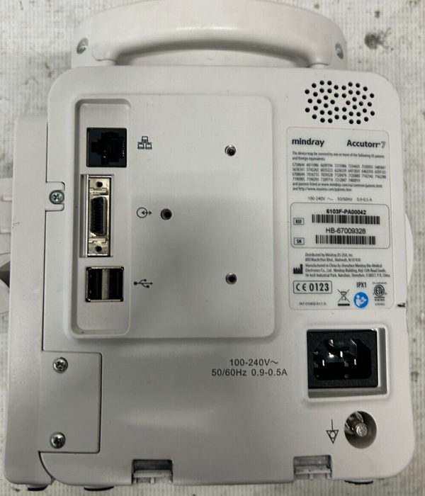 Mindray Accutorr 7 Patient Monitor 30 Day Warranty