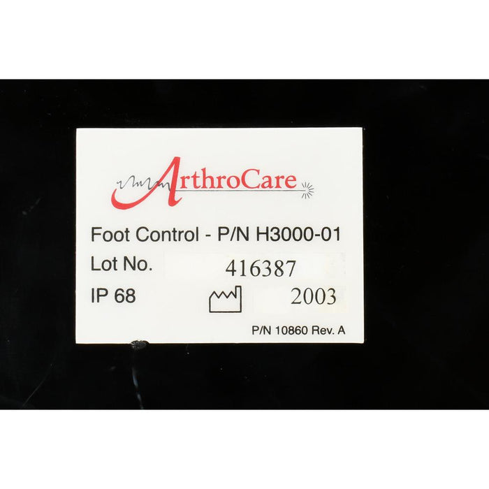 ArthroCare Coblator II ESU Model RF8000E W Flow Control Cable + Footswitch