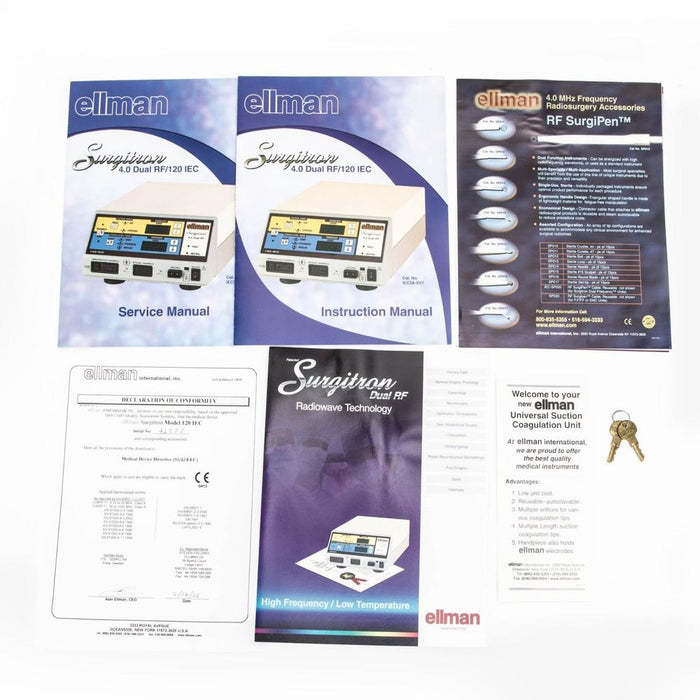 Richard Wolf Surgitron 4.0 HMz Dual RF 120 IEC Generator Ellman w/ Foot switch