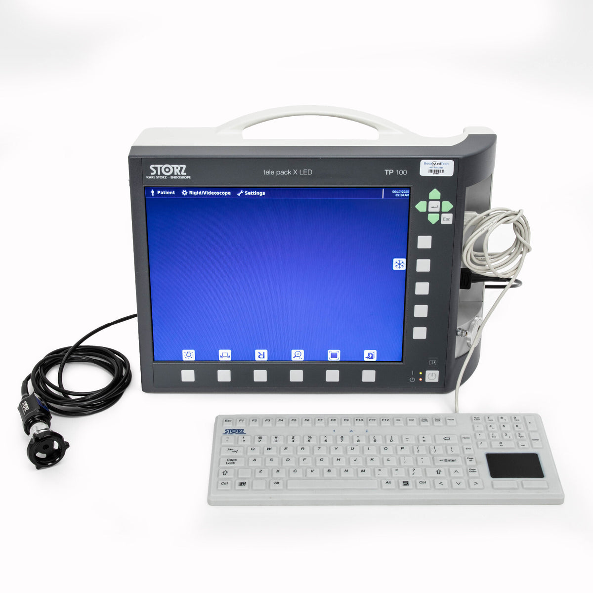 Karl Storz Tele Pack X LED TP100 Endoscopic Video Unit w/ Keyboard and