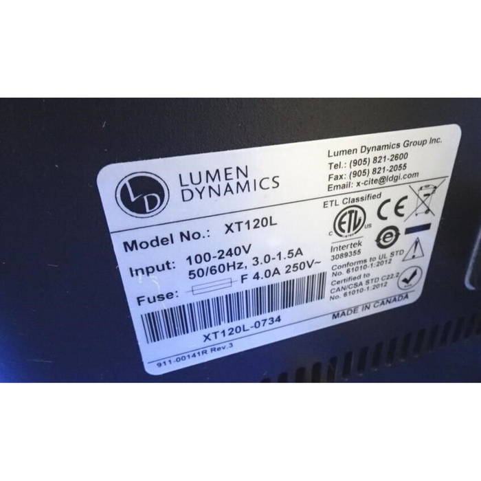 Lumen Dynamics X-Cite 120 LED XT120L Light Source 30 Day Warranty