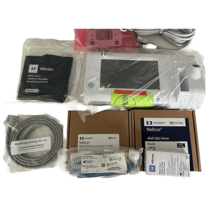 Welch Allyn Connex Spot Vital Signs 73CT-B Complete Set Ref 901058 Nellcor