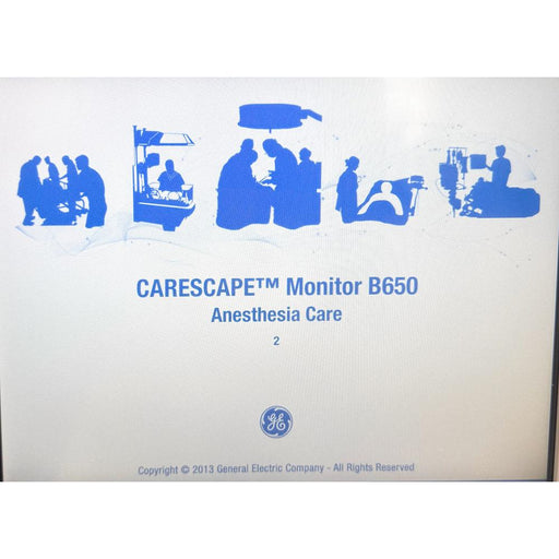 Ge Healthcare Carescape B650 Patient Monitor W PDM Module 30 Day Warranty!
