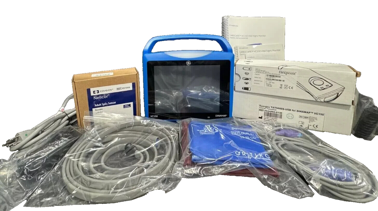 Brand New GE Healthcare VC150 Carescape Vital Signs Monitor + Accessories VC-150