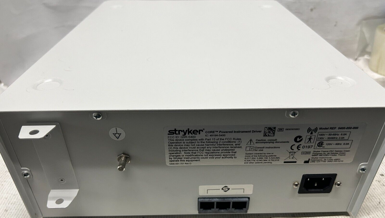 Stryker Core Powered Instrument Driver 5400-050-000 SW 8.1_Build_1