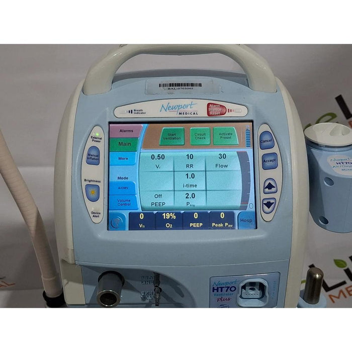 O2 Cell Ht70 Newport HT70 Plus Ventilator with Oxygen Blender 30 Day Warranty