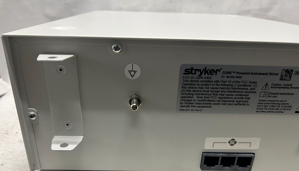 Stryker Core Powered Instrument Driver 5400-050-000 SW 8.1_Build_1