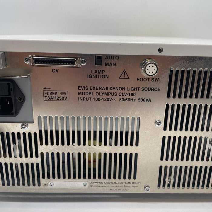Olympus EVIS Exera II CV-180 Endoscopy Processor w/ CLV-180