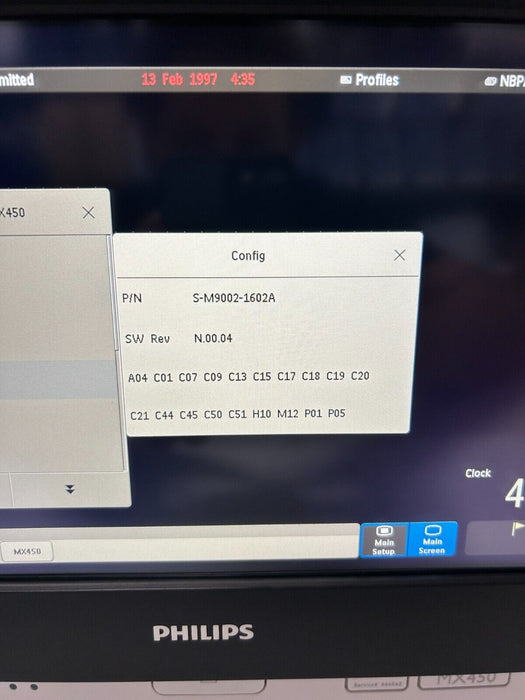 Phillips IntelliVue MX450 Patient Monitor 866062 Manufactured 2021