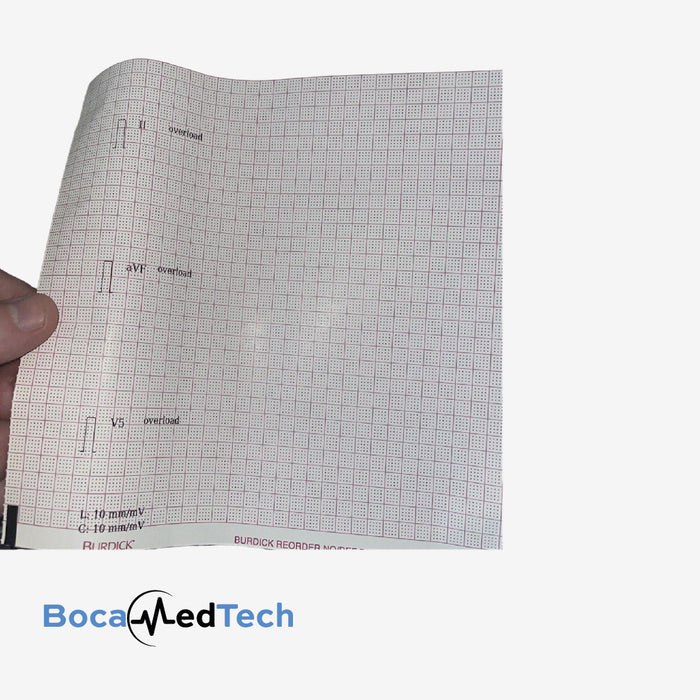 Burdick 8300 EKG ECG Machine Electrocardiograph W Leads + AC CBL 30 Day Warranty