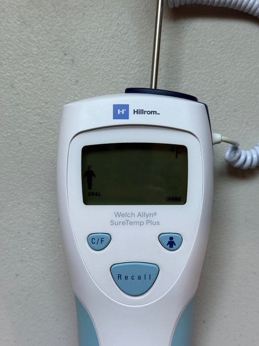 Welch Allyn SureTemp Plus 01690-000 Thermometer with Wall Mount & Probe Covers