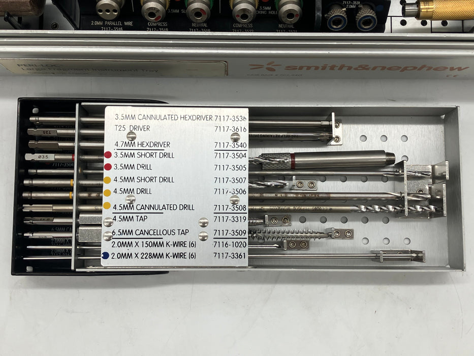 Smith & Nephew Peri-Loc Large Fragment Instrument Tray - 30 Day Warranty!