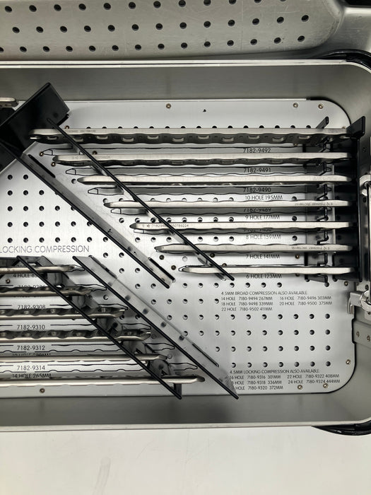Smith & Nephew Peri-Loc Large Fragment Straight Plate Tray - 30 Day Warranty!