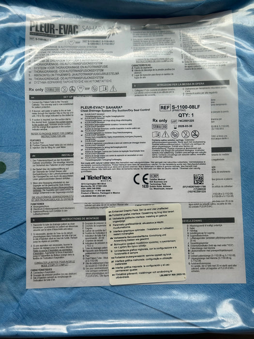 Teleflex Pleur-Evac Sahara S-1100-08LF
