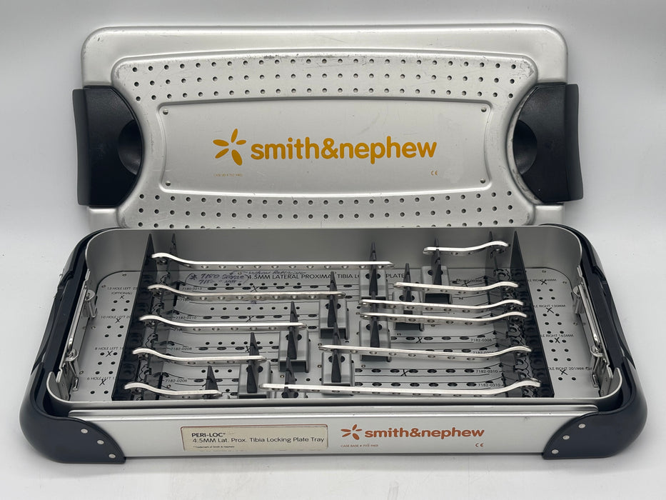 Smith & Nephew Peri-Loc 4.5mm Lat. Prox. Tibia Locking Plate Tray - 30 Day Warranty!
