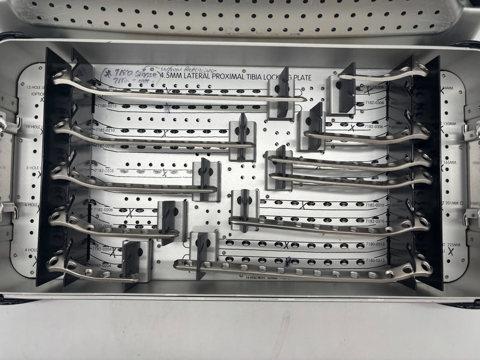 Smith & Nephew Peri-Loc 4.5mm Lat. Prox. Tibia Locking Plate Tray - 30 Day Warranty!