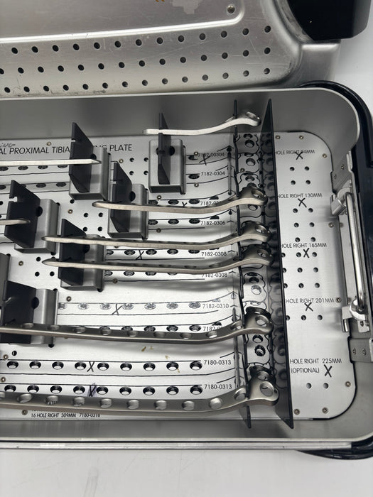 Smith & Nephew Peri-Loc 4.5mm Lat. Prox. Tibia Locking Plate Tray - 30 Day Warranty!