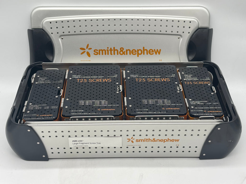 Smith & Nephew Peri-Loc Large Fragment Screw Tray - 30 Day Warranty!