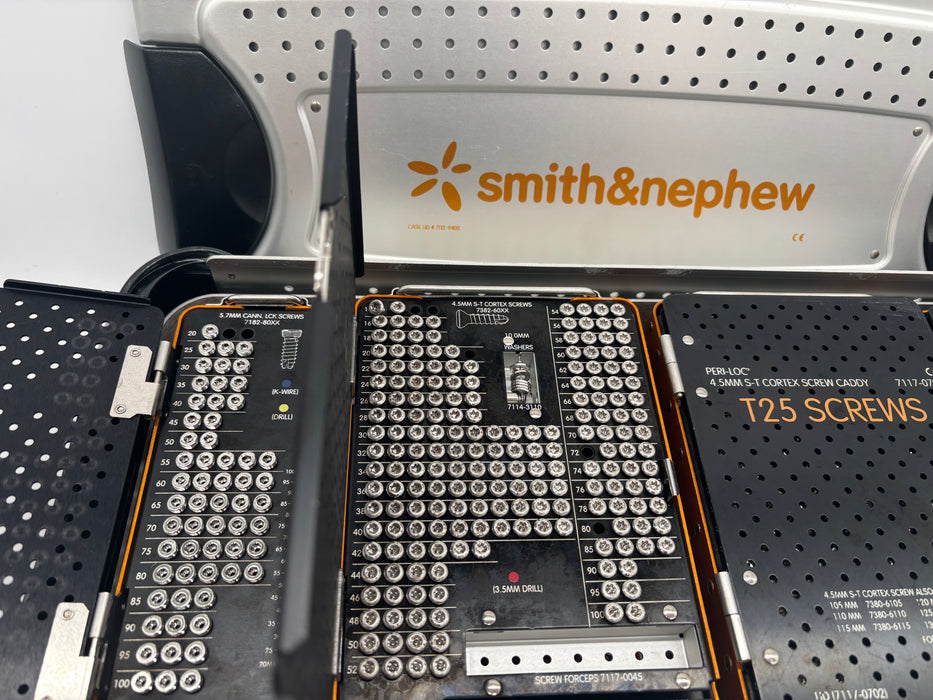 Smith & Nephew Peri-Loc Large Fragment Screw Tray - 30 Day Warranty!
