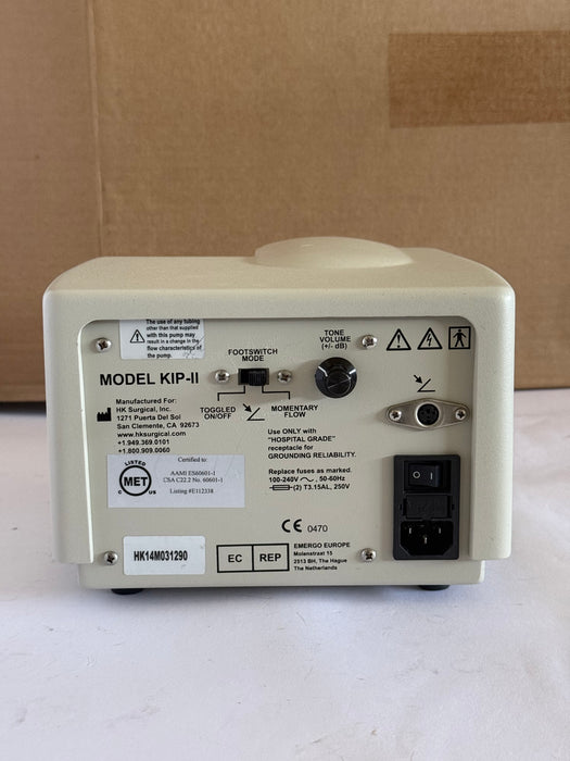 HK Surgical Klein Pump KIP-II