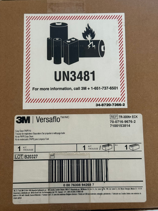 3M Versaflo TR-300N+ ECK Easy Clean PAPR Kit