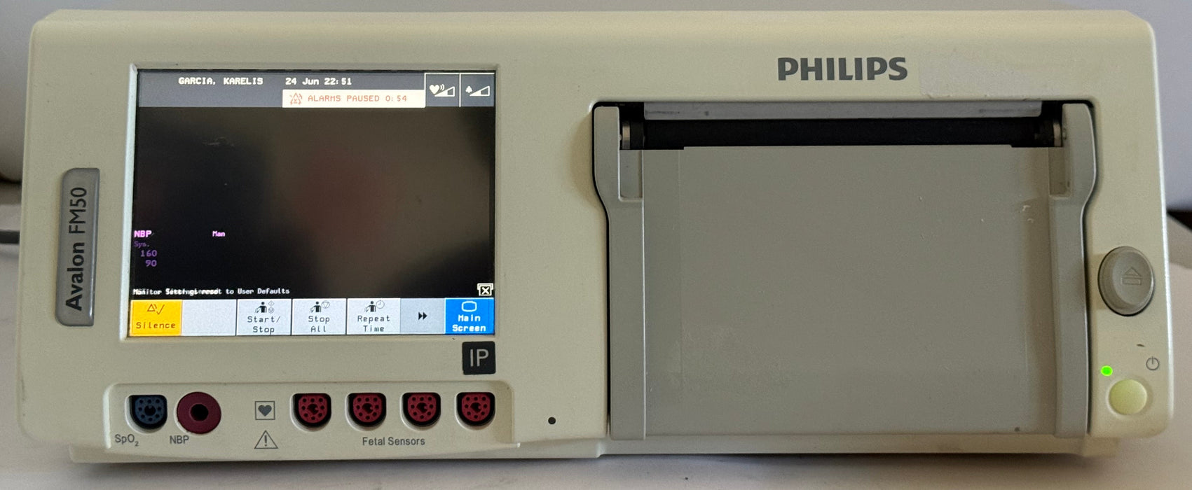 Philips Avalon FM50 Fetal Monitor