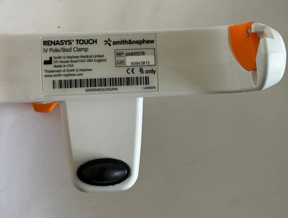 Smith & Nephew Renasys Touch IV Pole/Bed Clamp