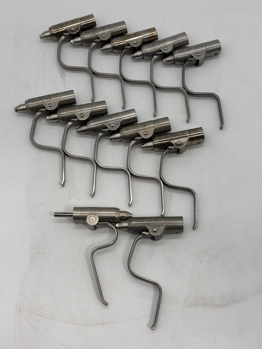 Stryker Lot of Assorted Collets (10x: 4100-62), (1x: 4100-125), (1x: 296-80-125)