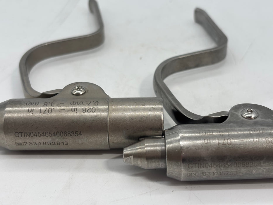 Stryker Lot of Assorted Collets (10x: 4100-62), (1x: 4100-125), (1x: 296-80-125)