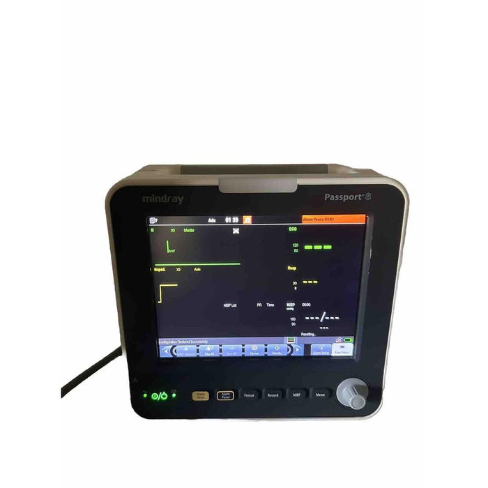 Mindray Passport 8 w/ Nellcor Spo2, ECG, NIBP, Temp & Printer 30 Day Warranty