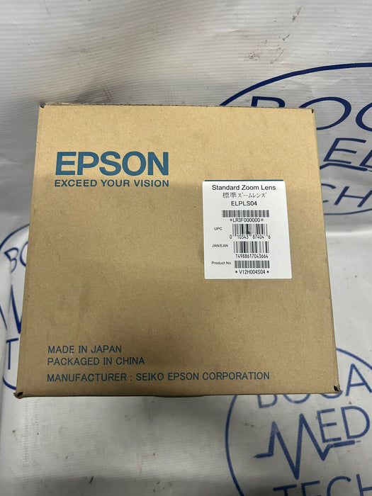 Epson ELPLS04 Standard Zoom Lens V12H004S04 New In Box
