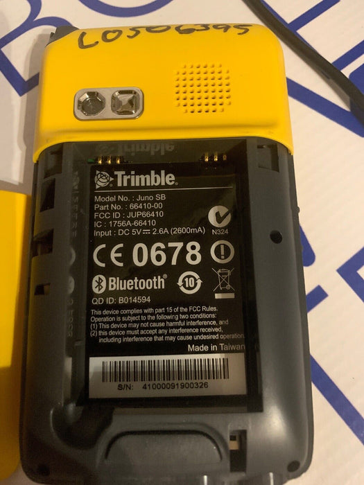 Trimble JUNO SB Outdoor GPS Mapping Data Collector P/N: 66410-00 With Battery