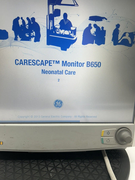 GE Healthcare Carescape B650 Patient Monitor Neonatal Care 2 30 Day Warranty!