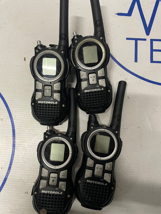 Lot of 4 Motorola MR350R 35-Mile 22-Channel 2-Way Radios *For Parts*