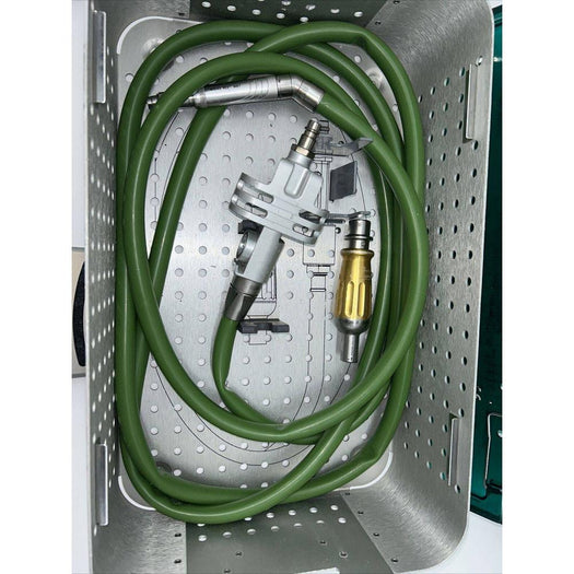 MEDTRONIC MIDAS REX MR7 PM700 PNEUMATIC DRILL WITH ATTACHMENTS 30 Day