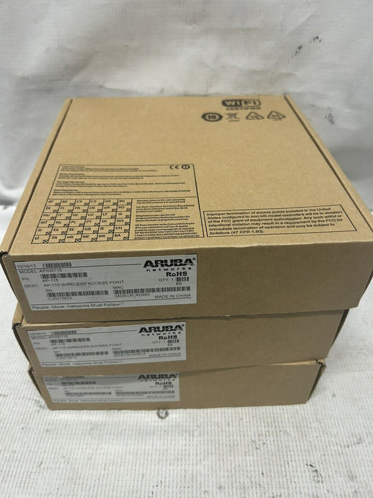 (Qty 3) NEW Aruba AP-115 APIN0115 Wireless Access Point