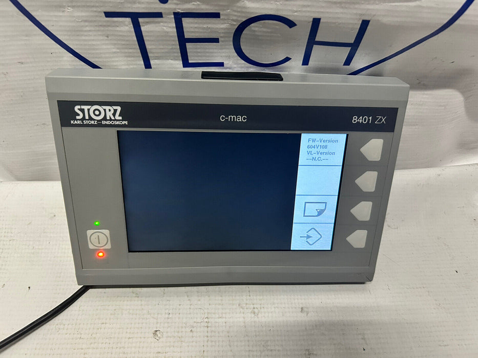 Storz C-Mac 8401 ZX Video Monitor with Power Supply *See Pics* 30 Day Warranty