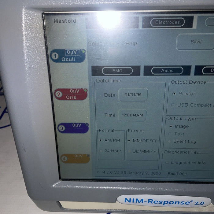 Medtronic Xomed NIM-Response 2.0 EMG  Monitor  Ref 8252001IP 30 Day Warranty