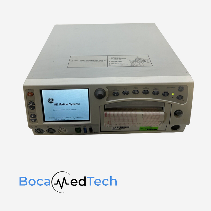 GE Corometrics 250cx Series Fetal Monitor MASIMO SPO2 259CX-C 30 Day Warranty