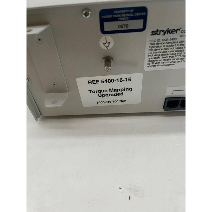 Stryker Core Power Console 5400-050-000 Version 8 With Torque Mapping Upgrade