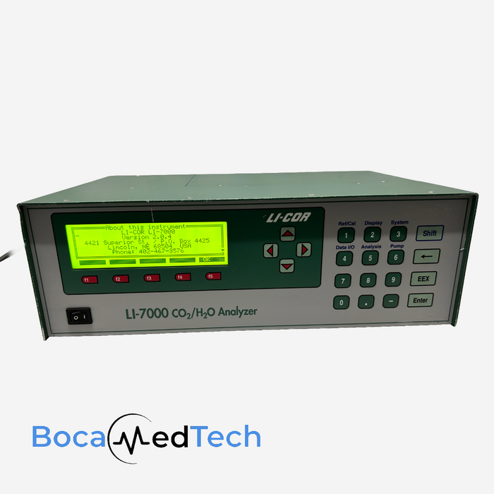 Li-Cor  LI-7000 CO2 / H2O Analyzer with Power Cable 30 Day Warranty