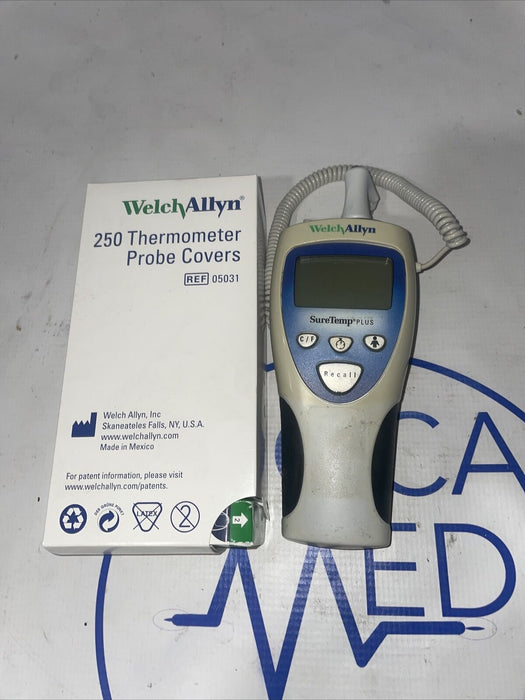 Welch Allyn Suretemp 692 Plus Oral Hospital Grade Thermometer W 250 Probe Covers